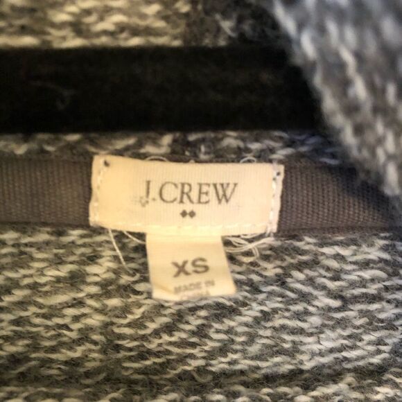 J Crew Wool Blend Heather Grey Pullover Sweater - Picture 8 of 9